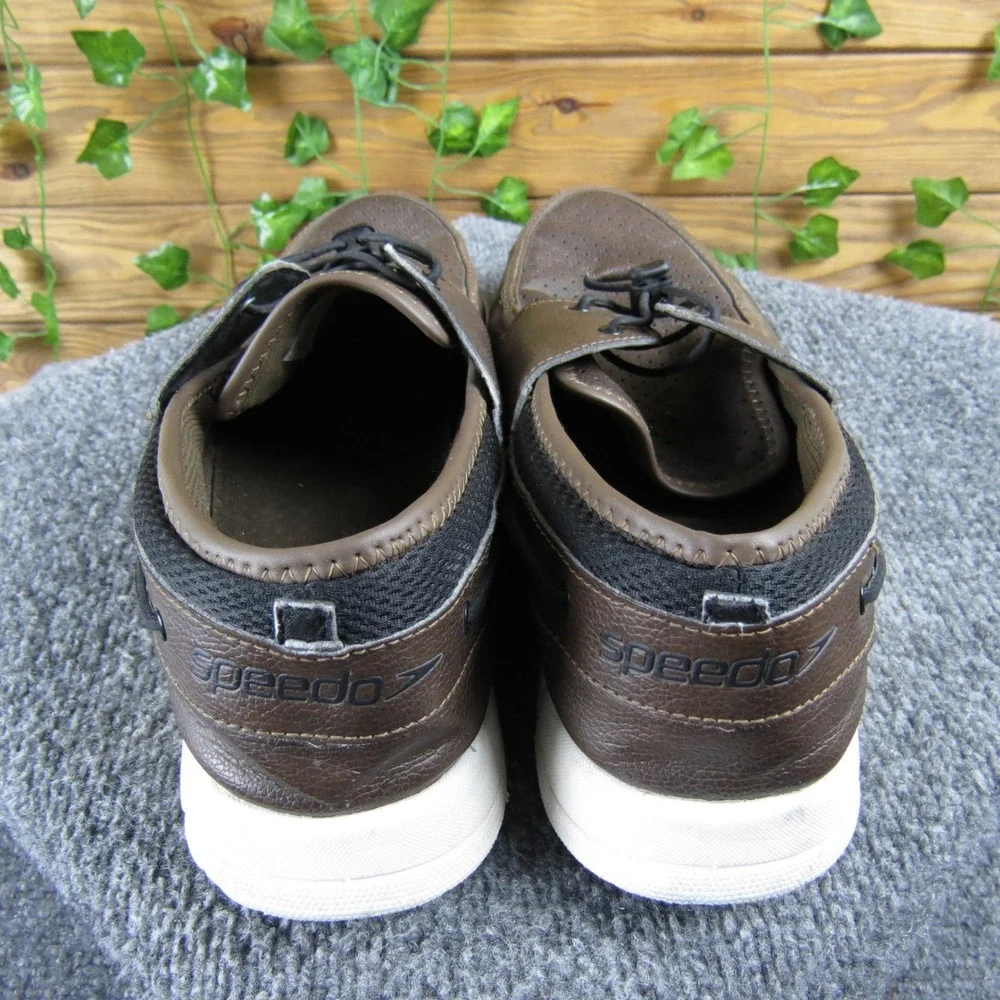 Speedo Port Men's 12 Brown Synthetic Water Shoe‎ Lightweight Breathable Casual